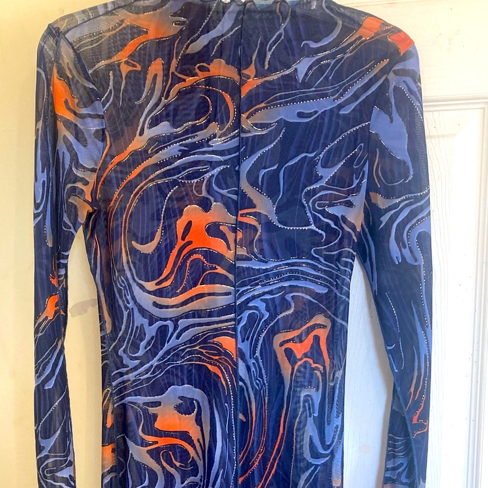 River waves dress
